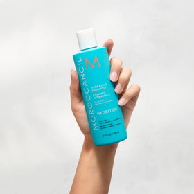 Moroccanoil Hydrating Shampoo 16.9 Fl. Oz. label close-up