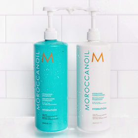 Moroccanoil Hydrating Shampoo 33.8 fl. oz lifestyle scene