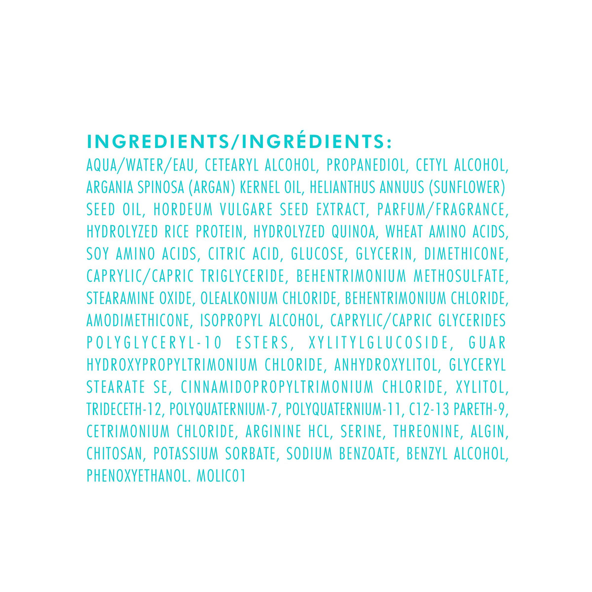 Moroccanoil Leave-In Conditioner application on hair