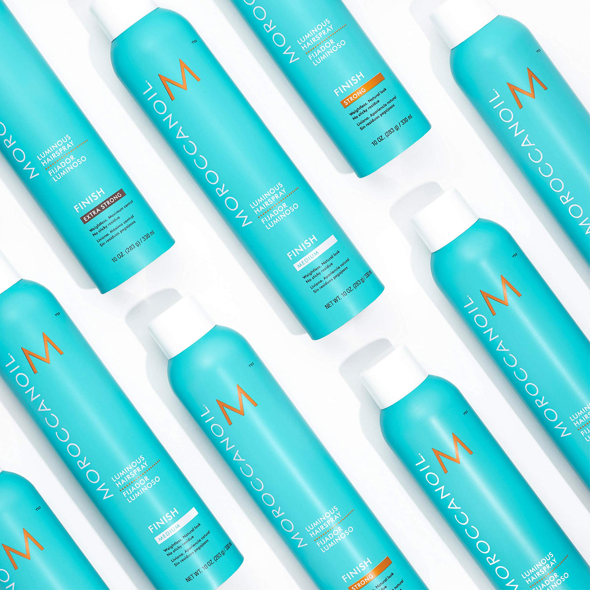 Moroccanoil Luminous Hairspray Extra Strong 10 Fl. Oz. lifestyle scene