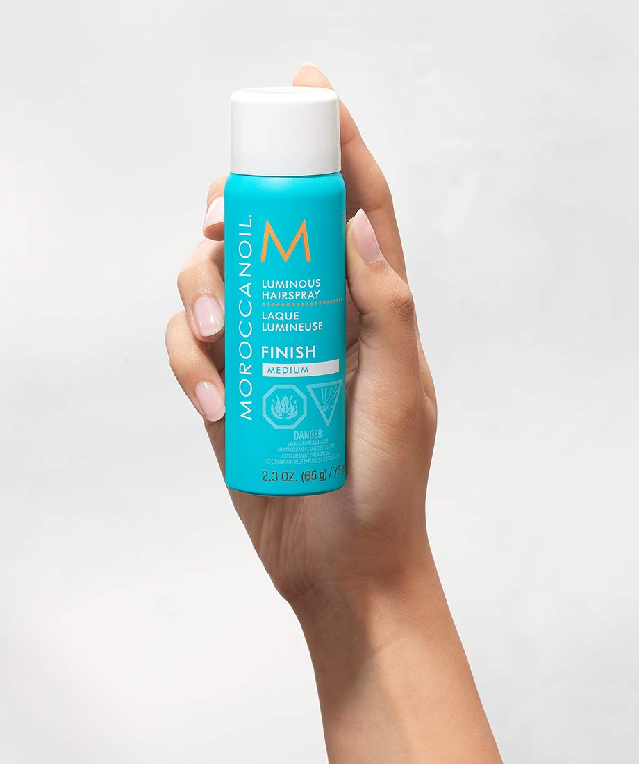 Moroccanoil Luminous Hairspray Medium 2.3 Oz side view