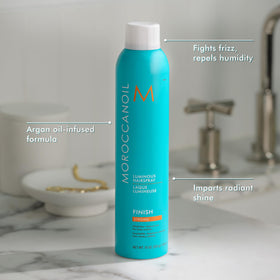 Moroccanoil Luminous Hairspray Strong 2.3 Fl Oz close-up of nozzle