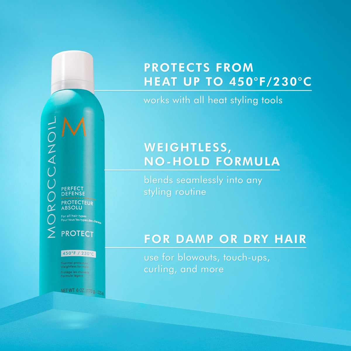 Moroccanoil Perfect Defense Heat Protectant 6 Fl. Oz. back view