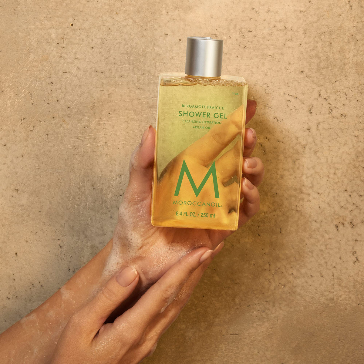 Moroccanoil Shower Gel Bergamote Fraiche 8.5 Fl. Oz. lifestyle scene