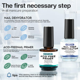 Morovan Acid-Free Nail Primer bottle close-up