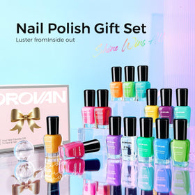 Morovan nail polish 2-in-1 base and top coat