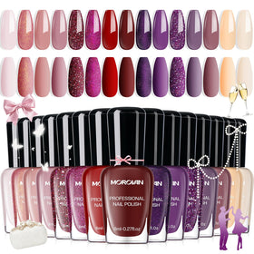 Morovan Nail Polish Set 15 colours front view