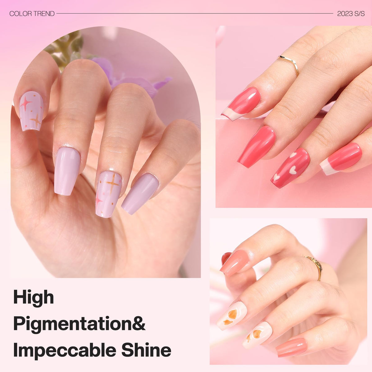 Morovan nail polish set packaging showing 15 colours