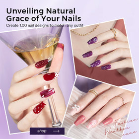Morovan Nail Polish Set with glitter and shimmer finishes