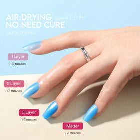 Morovan Nail Polish Set with vibrant colours in a gift box