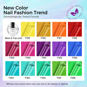 Morovan nail polish with quick dry formula