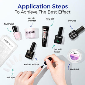 Morovan Nail Prep Set on a vanity table