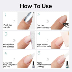 Morovan Nail Prep Set with nail art supplies