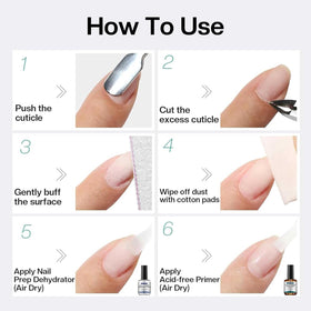 Morovan Nail Prep Set with nail art supplies