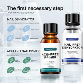 Morovan Nail Primer and Dehydrator Set packaging
