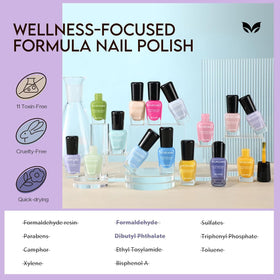 Morovan pastel nail polish set packaging