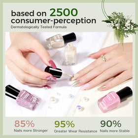 Morovan Wedding Nail Polish Set displayed with wedding accessories