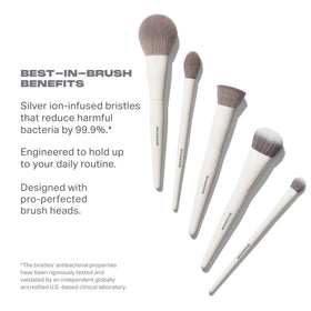 MORPHE 5 piece brush set with various brush shapes
