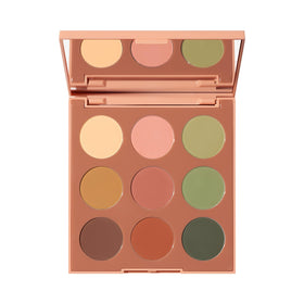 MORPHE 9B Matte Essentials Artistry Palette front view showing warm tones
