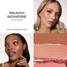 MORPHE Cheek Thrills Face Trio satin cream swatch