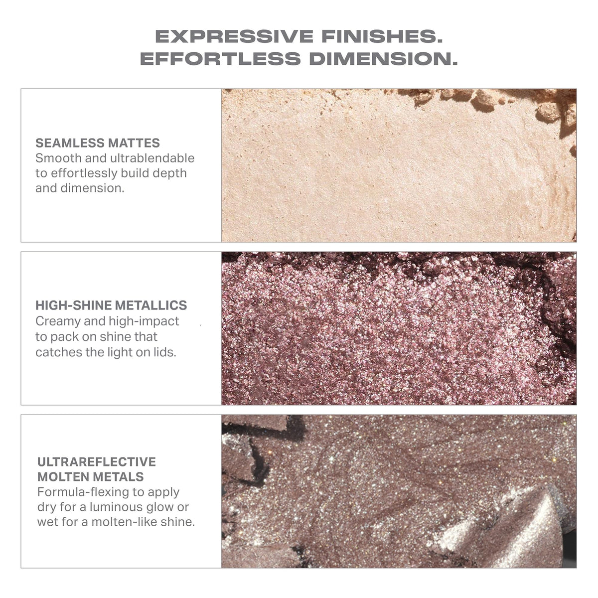 MORPHE ChromaPlus 6-Pan Eyeshadow Palette lifestyle shot on makeup table