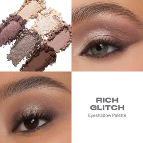 MORPHE ChromaPlus 6-Pan Eyeshadow Palette open showing all shades