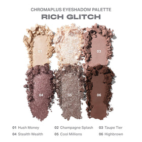 MORPHE ChromaPlus 6-Pan Eyeshadow Palette packaging front