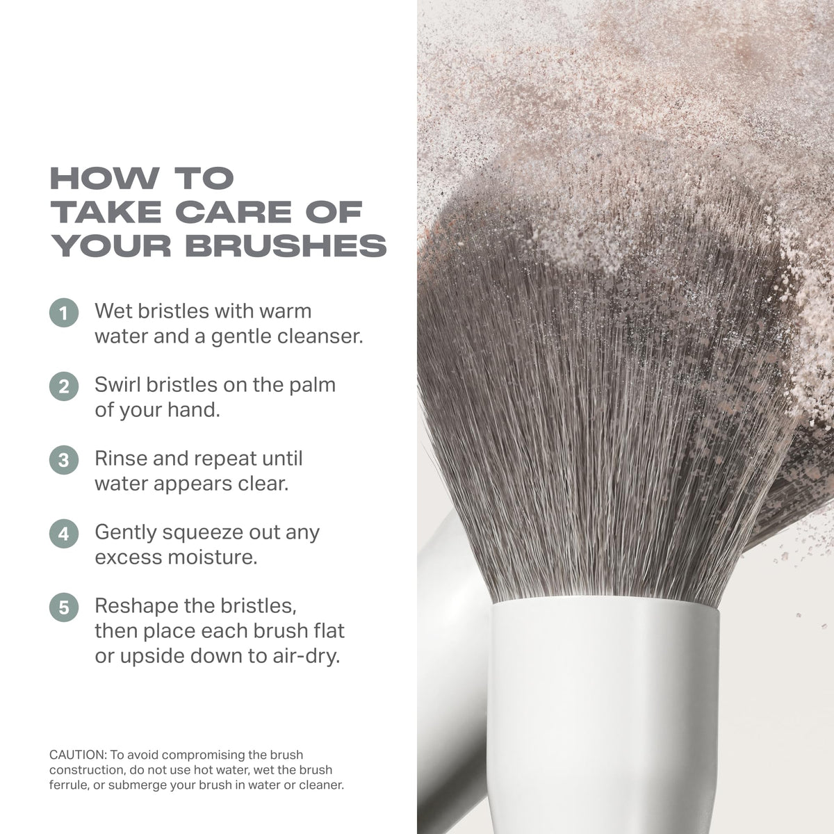 MORPHE makeup brushes in a protective case