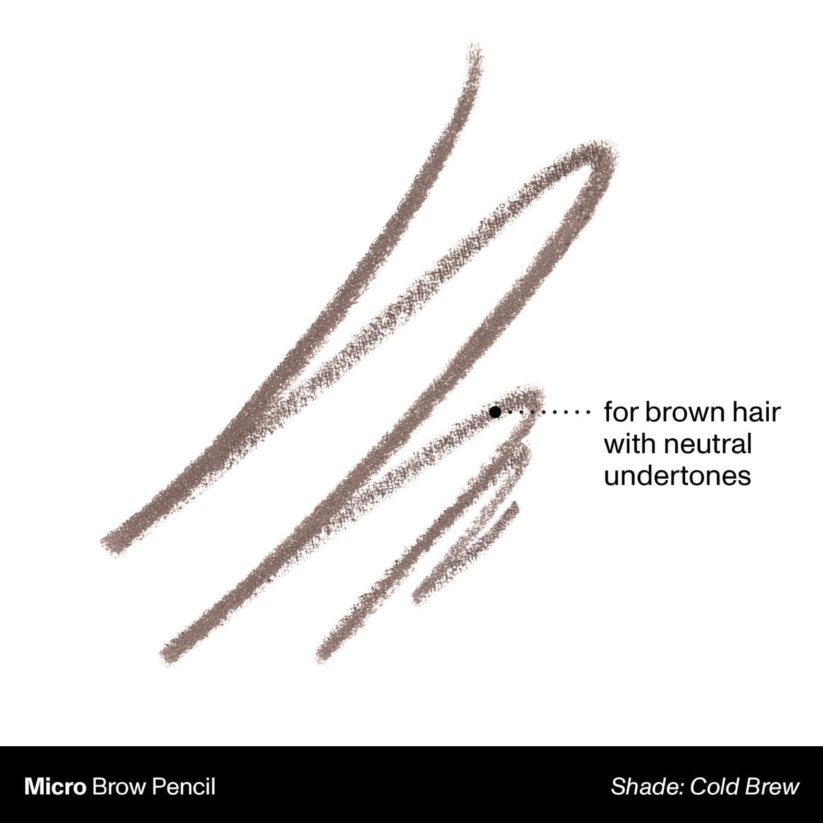 MORPHE Micro Dual Eyebrow Pencil Cold Brew spoolie brush detail