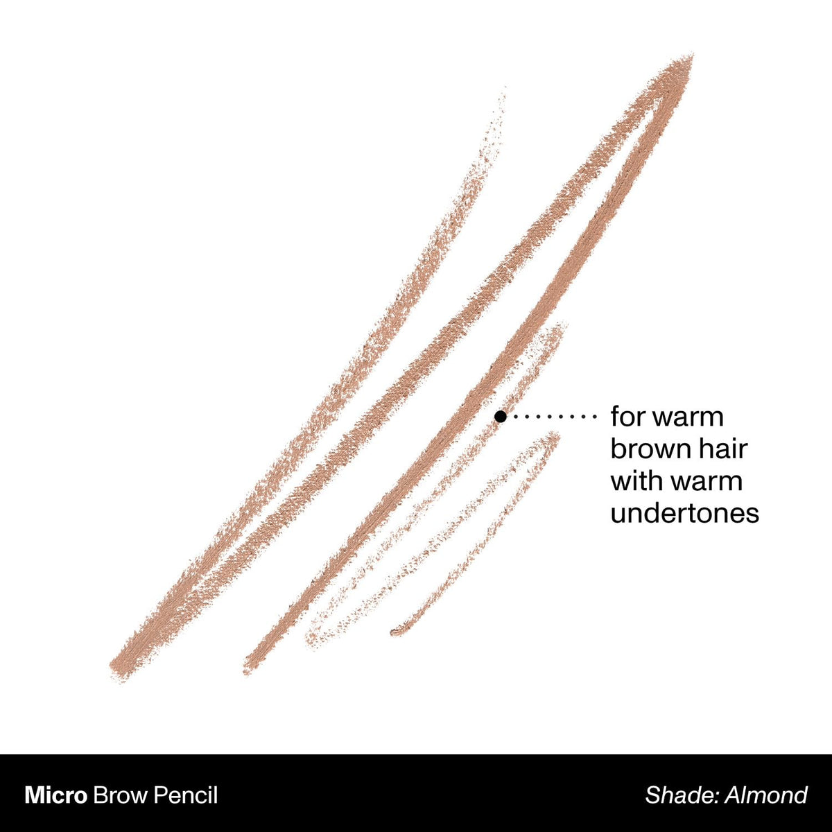 MORPHE Micro Dual Eyebrow Pencil in Almond shade close-up
