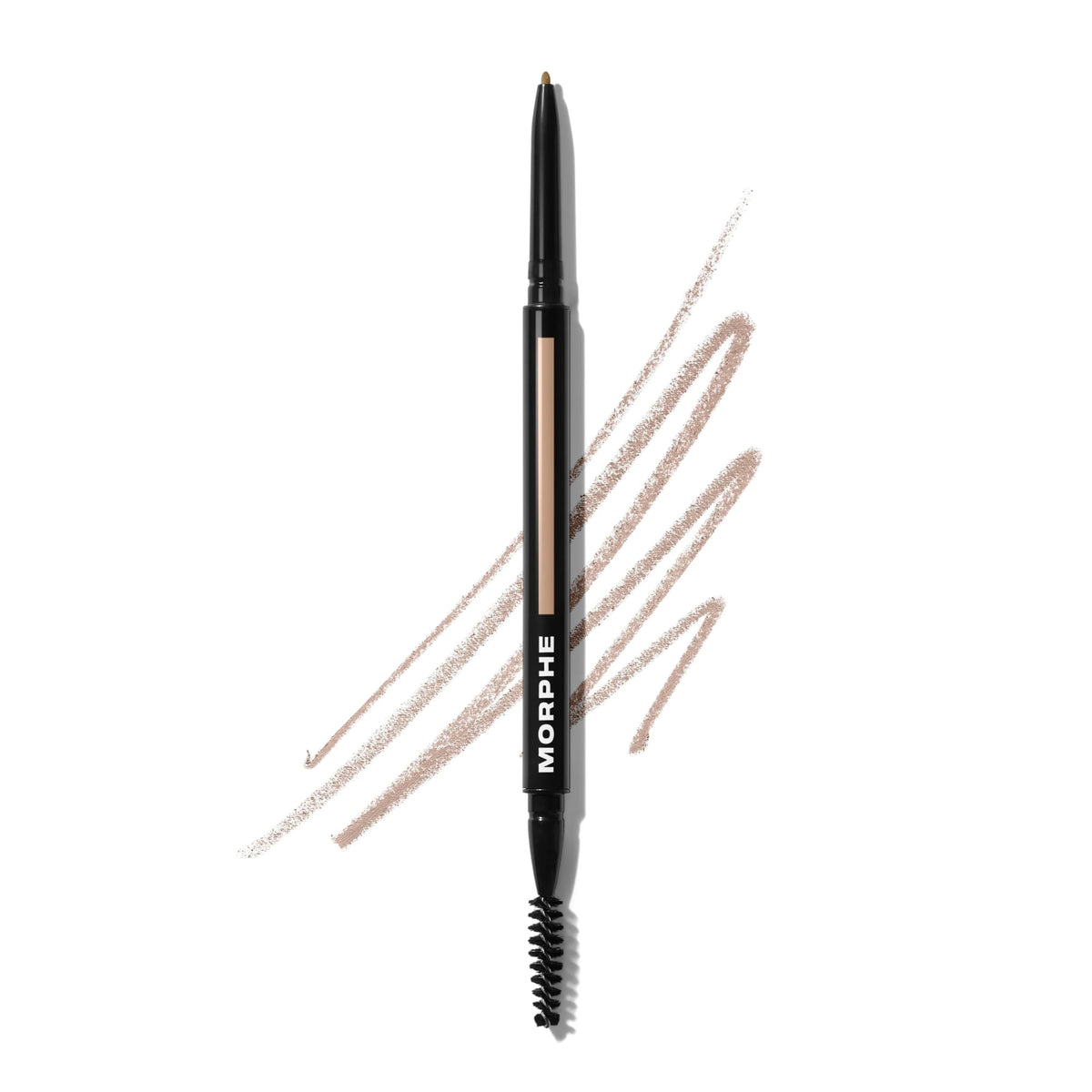 MORPHE Micro Dual Eyebrow Pencil in Praline front view