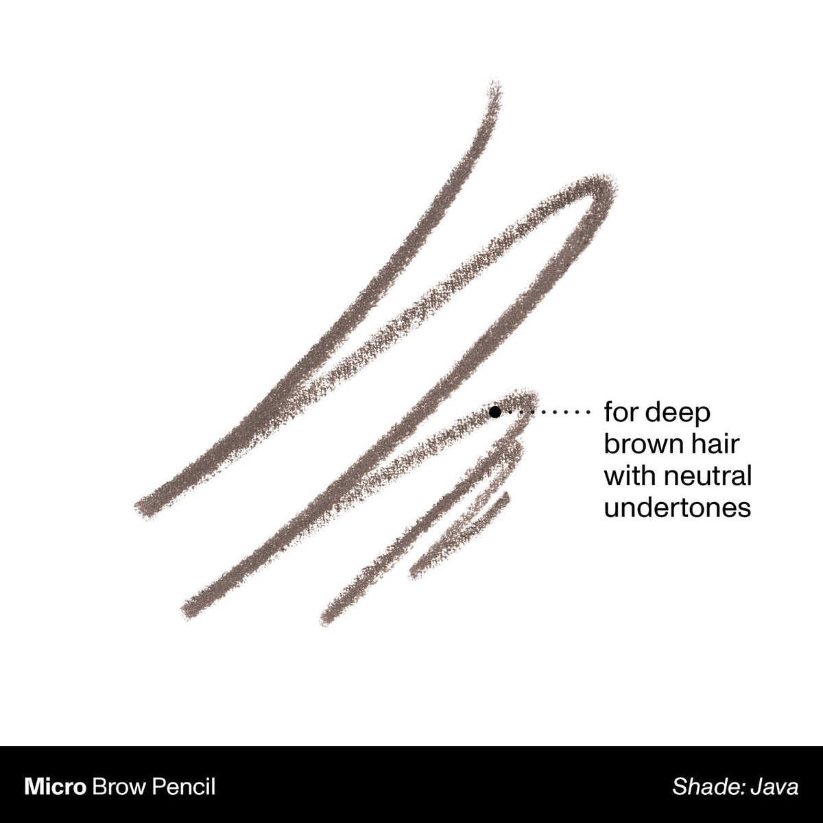 MORPHE Micro Dual Eyebrow Pencil Java tip close-up