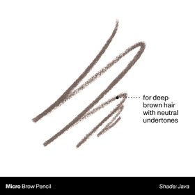 MORPHE Micro Dual Eyebrow Pencil Java tip close-up