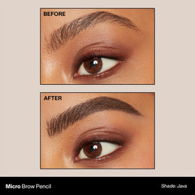 MORPHE Micro Dual Eyebrow Pencil Java with spoolie brush