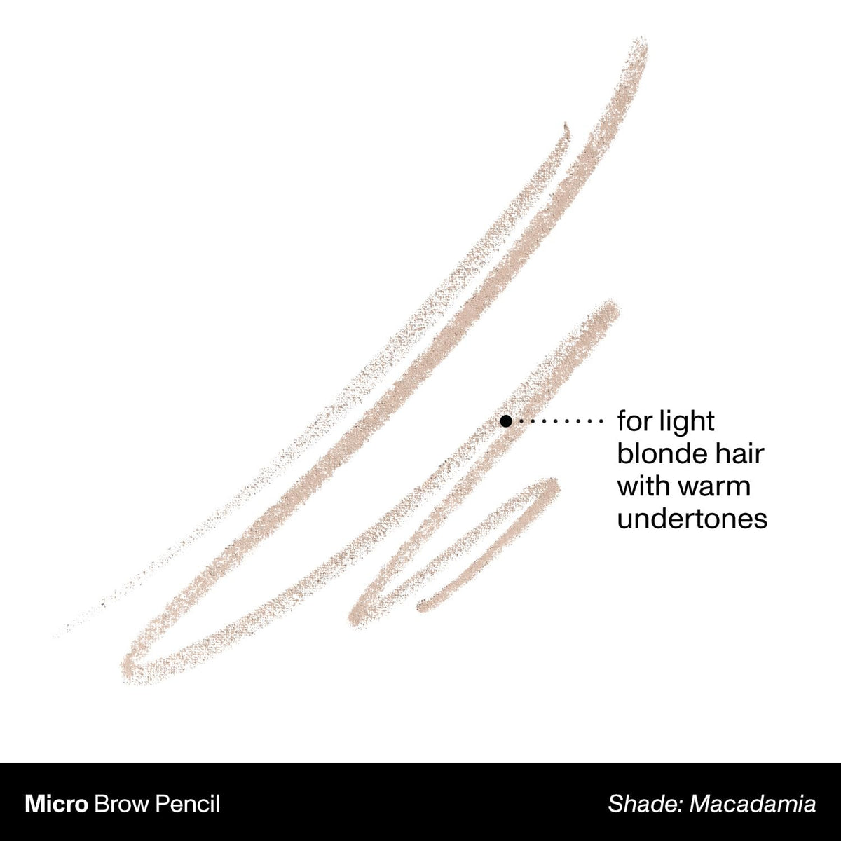 MORPHE Micro Dual Eyebrow Pencil Macadamia spoolie brush view