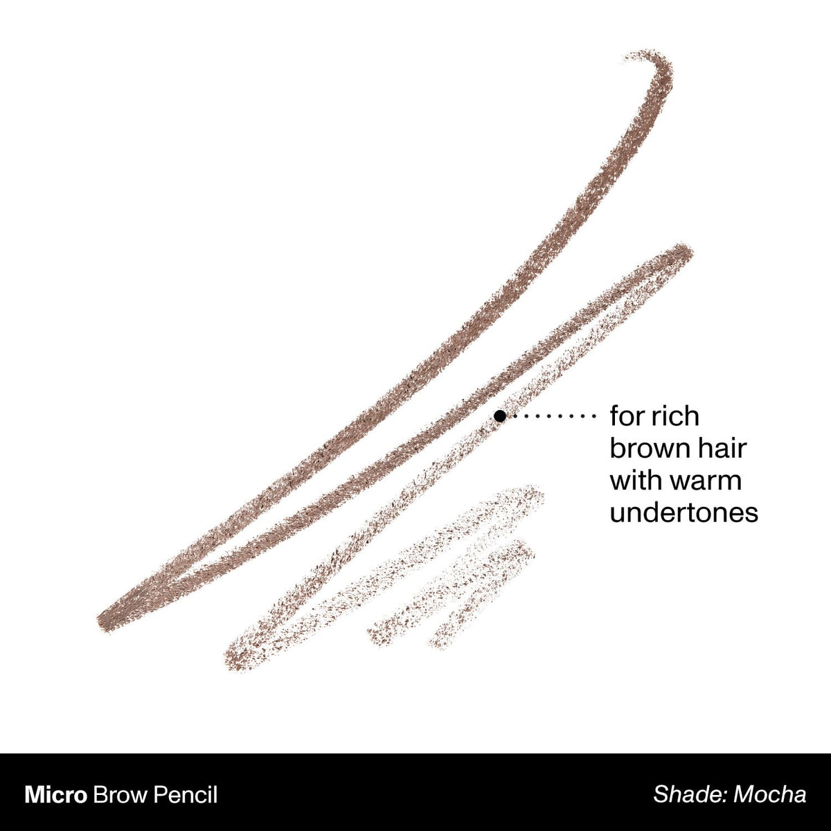 MORPHE Micro Dual Eyebrow Pencil Mocha tip detail