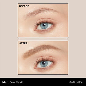 MORPHE Micro Dual Eyebrow Pencil showing retractable tip