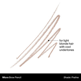 MORPHE Micro Dual Eyebrow Pencil spoolie brush end