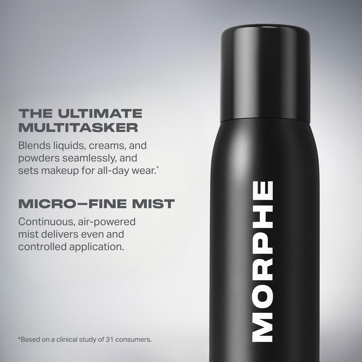 MORPHE Mini Continuous Setting Mist 1.3 oz side view