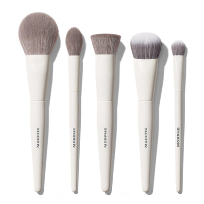 MORPHE Portrait Mode 5 Piece Makeup Brush Set front view