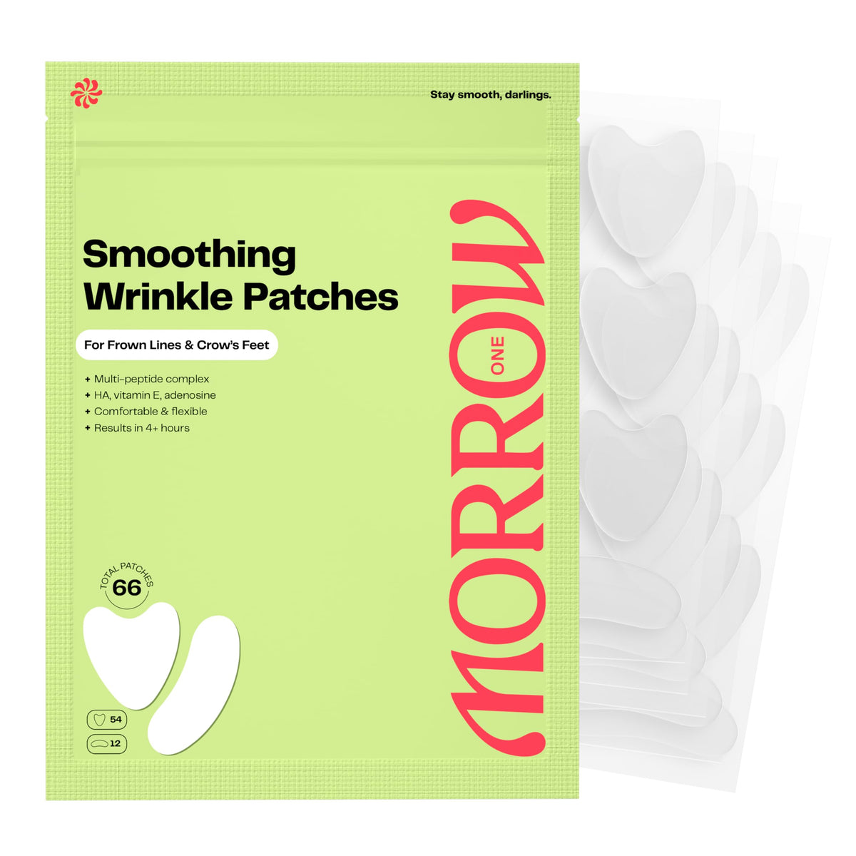 Morrow One Wrinkle Patches packaging front view