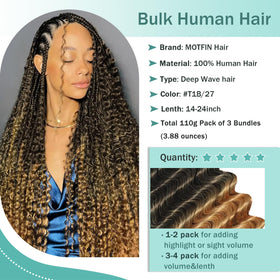 MOTFIN hair bundles with packaging