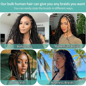MOTFIN Human Braiding Hair packaging