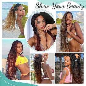 MOTFIN Human Braiding Hair packaging