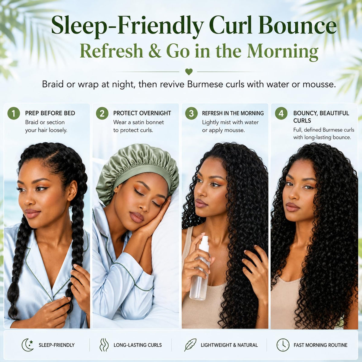 MOTFIN Miracle Knots hair bundles packaging
