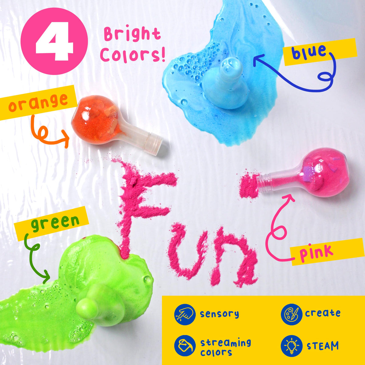 Mr. Bubble Kids Bath Bomb Potions packaging details