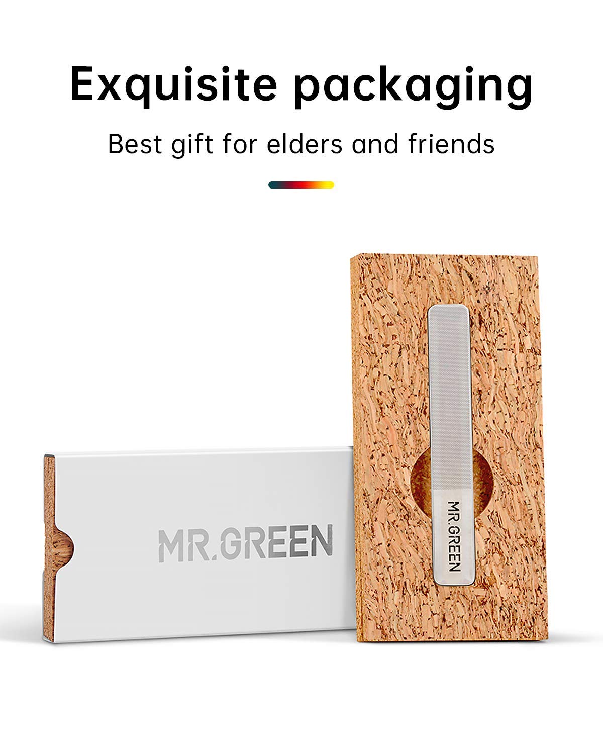 MR.GREEN Glass Nail Shiner close-up with glass shine effect