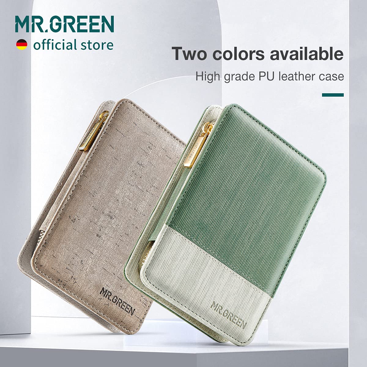 MR.GREEN stainless steel nail clippers and tools in case