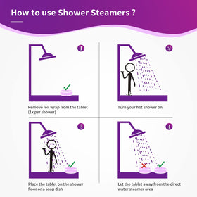 MR MIRYE Shower Steamers gift box with assorted scents