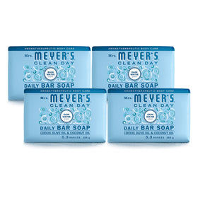 Mrs. MEYER'S Clean Day Bar Soap Rain Water scent front view